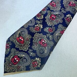 Mickey Mouse MERCEDES High Fashion‎ Handmade Tie Silk Myung Ju Paisley 57"
